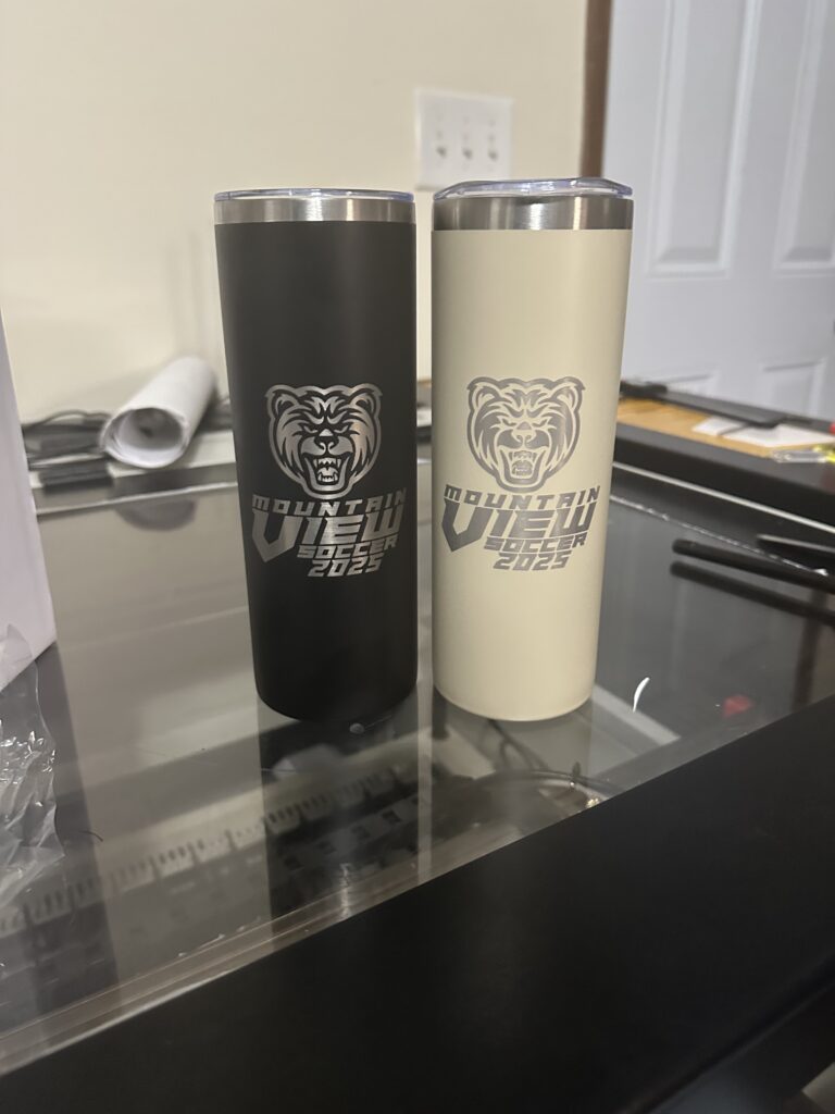 Mountain View Soccer Engraved Tumbler