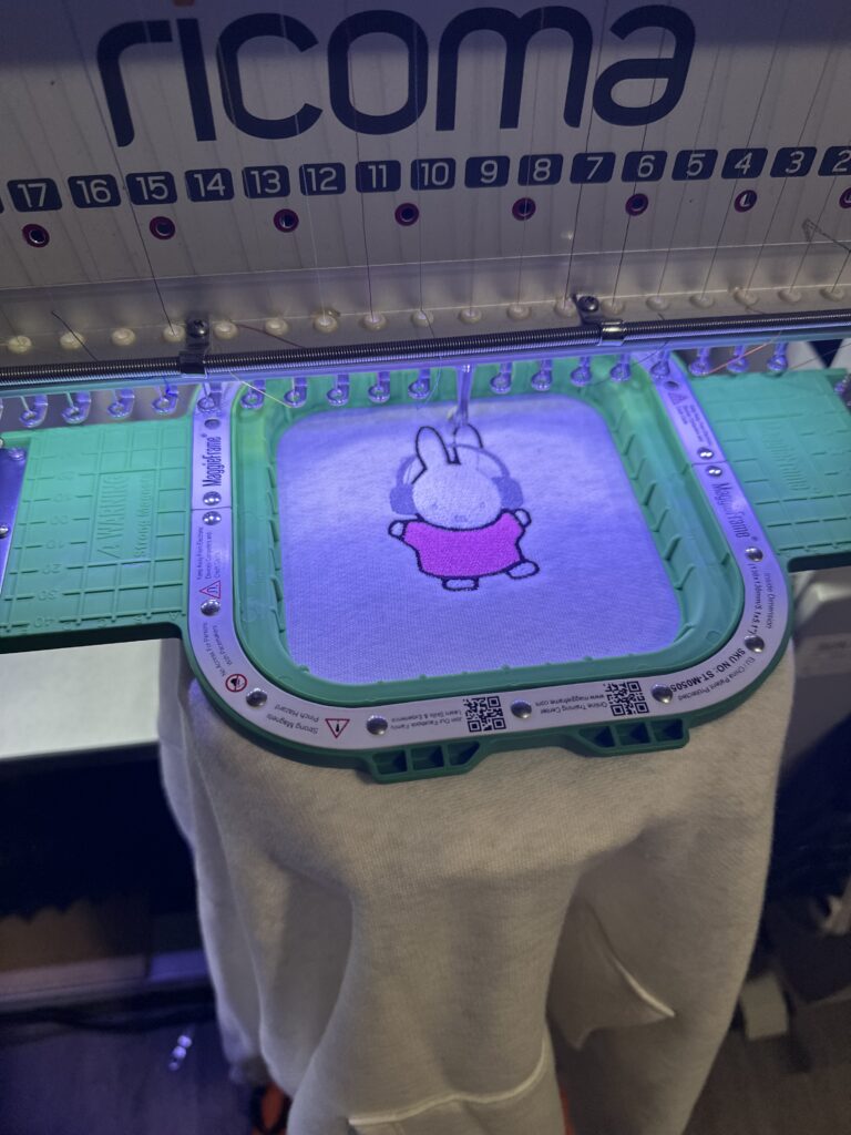 Custom Miffy embroidered sweat shirt