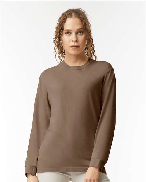 Custom DTF Printed Comfort Colors 6014 Heavyweight Garment-Dyed Long Sleeve