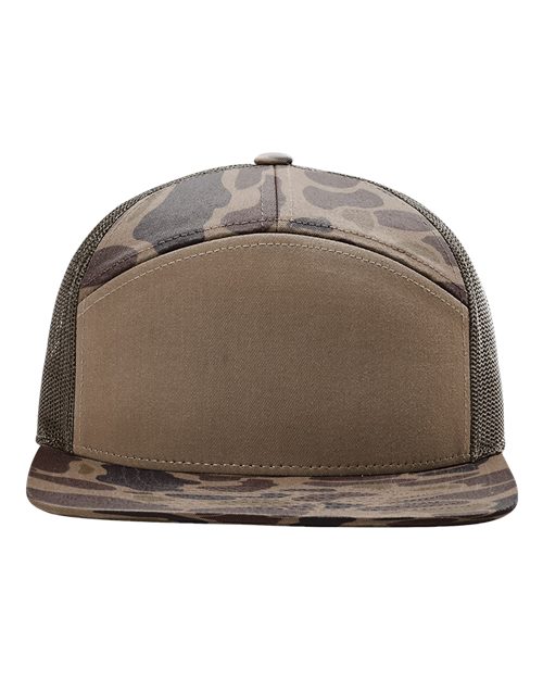Custom Embroidered Richardson 168P Seven-Panel Trucker