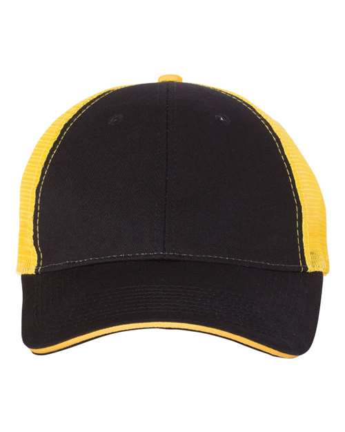 Custom Embroidered Valucap S102 Sandwich Trucker Cap - Image 5